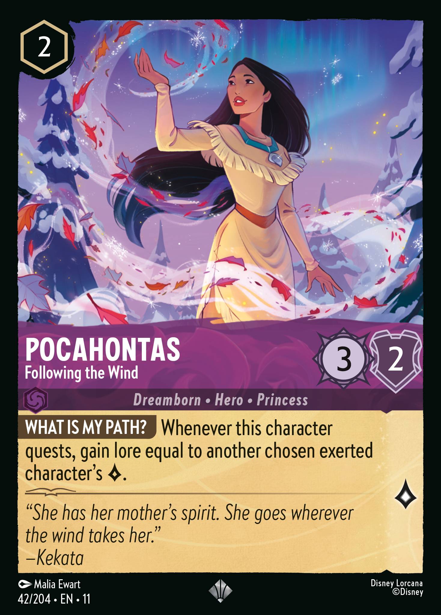 Pocahontas - Following the Wind