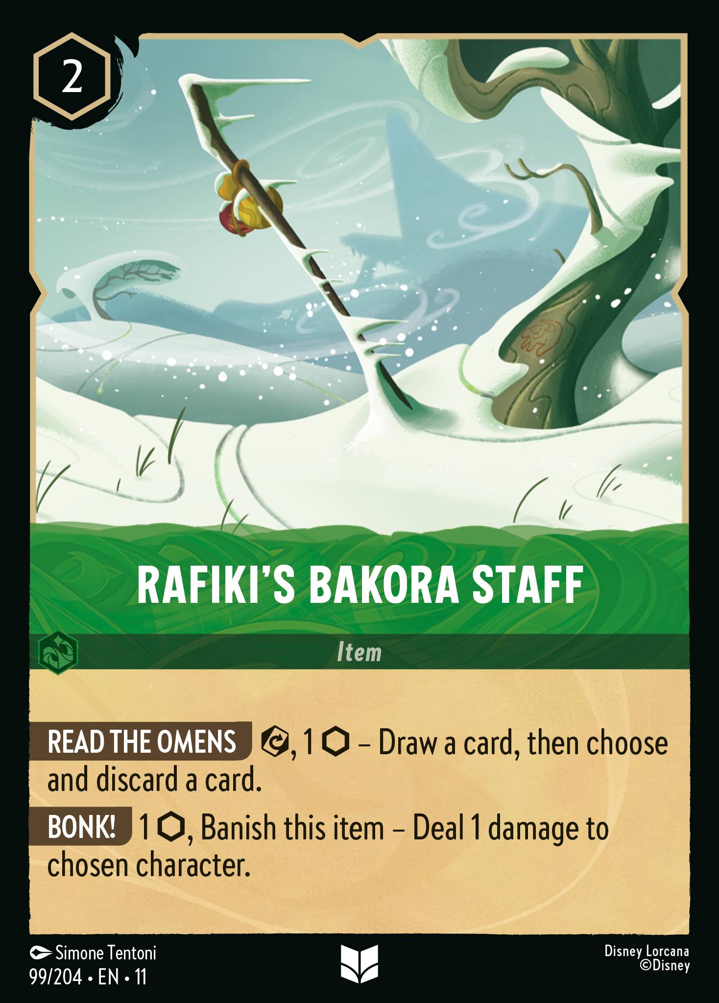 Rafiki's Bakora Staff