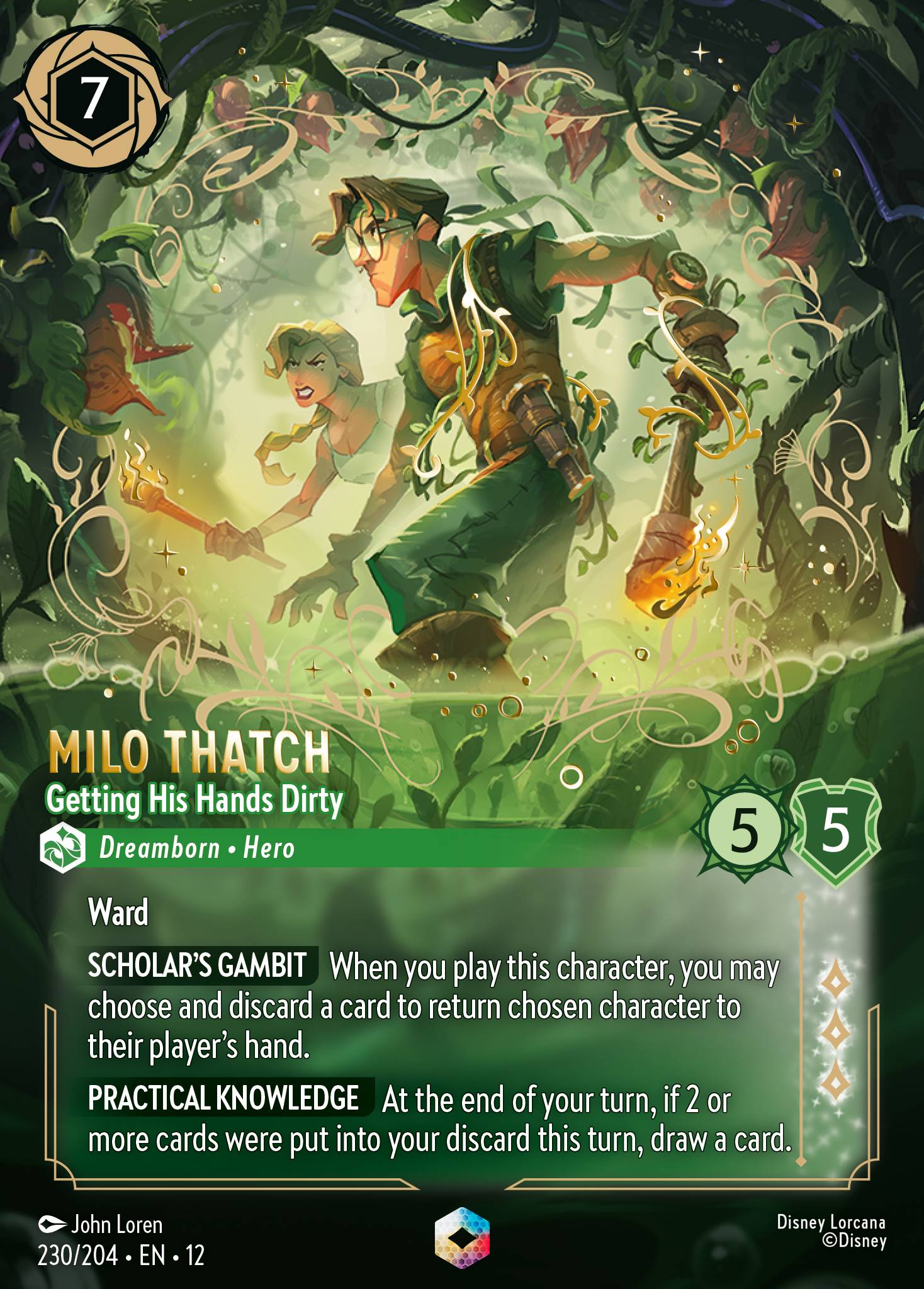 Milo Thatch - Getting His Hands Dirty