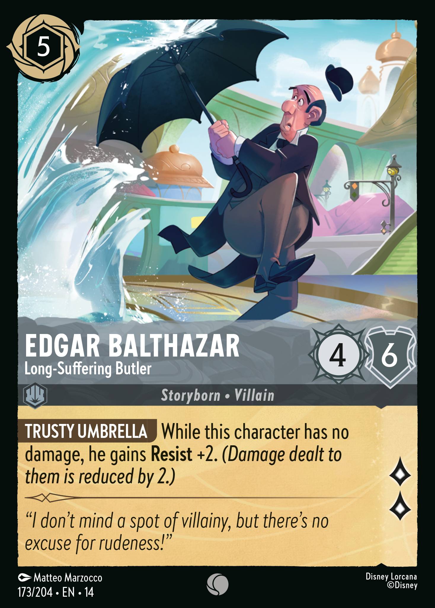 Edgar Balthazar - Long-Suffering Butler