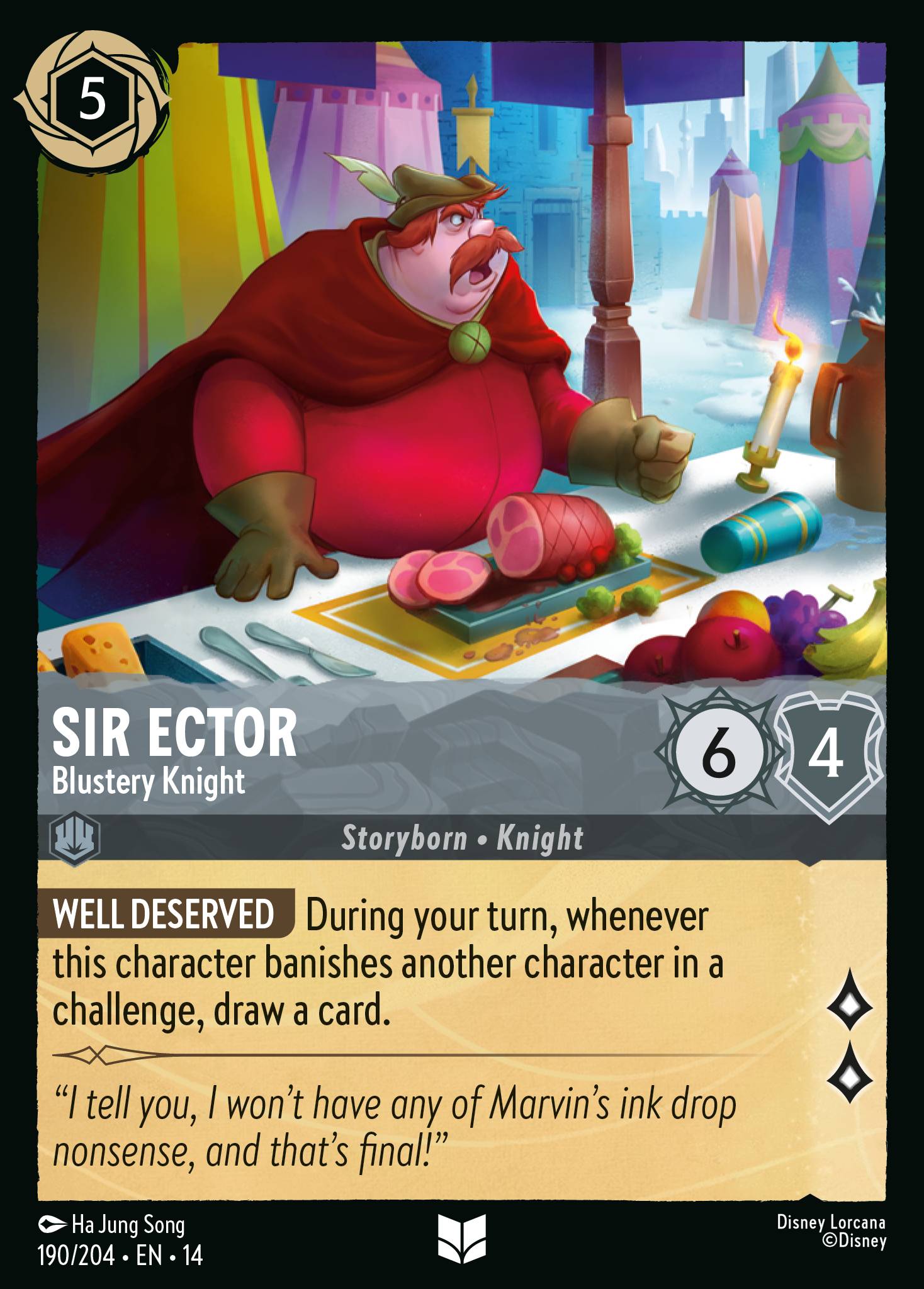 Sir Ector - Blustery Knight
