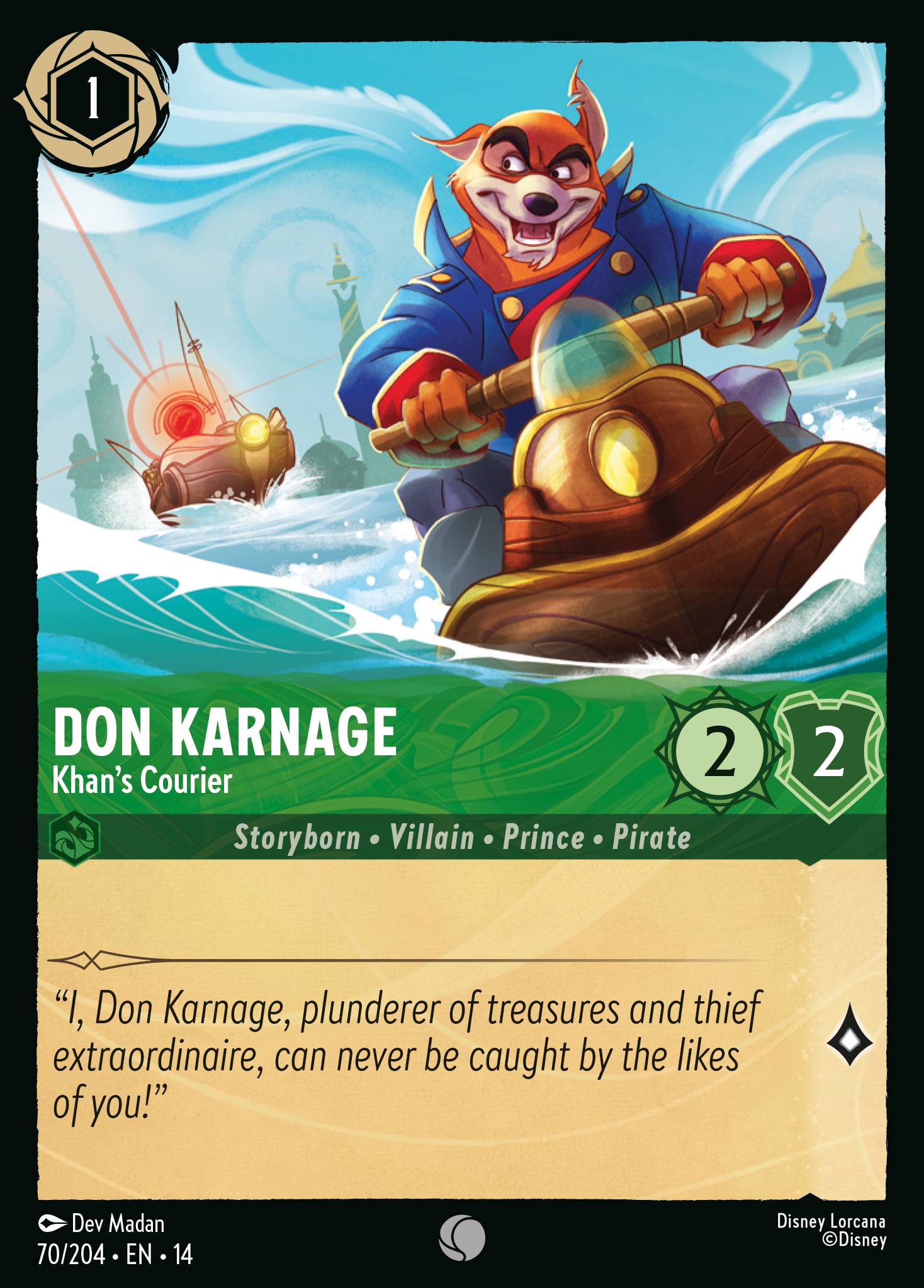 Don Karnage - Khan's Courier